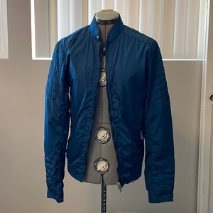 Zara Man Blue Bomber Jacket Sz S